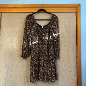 Maurice’s Floral Drop Waist Babydoll Dress NWT Size Large